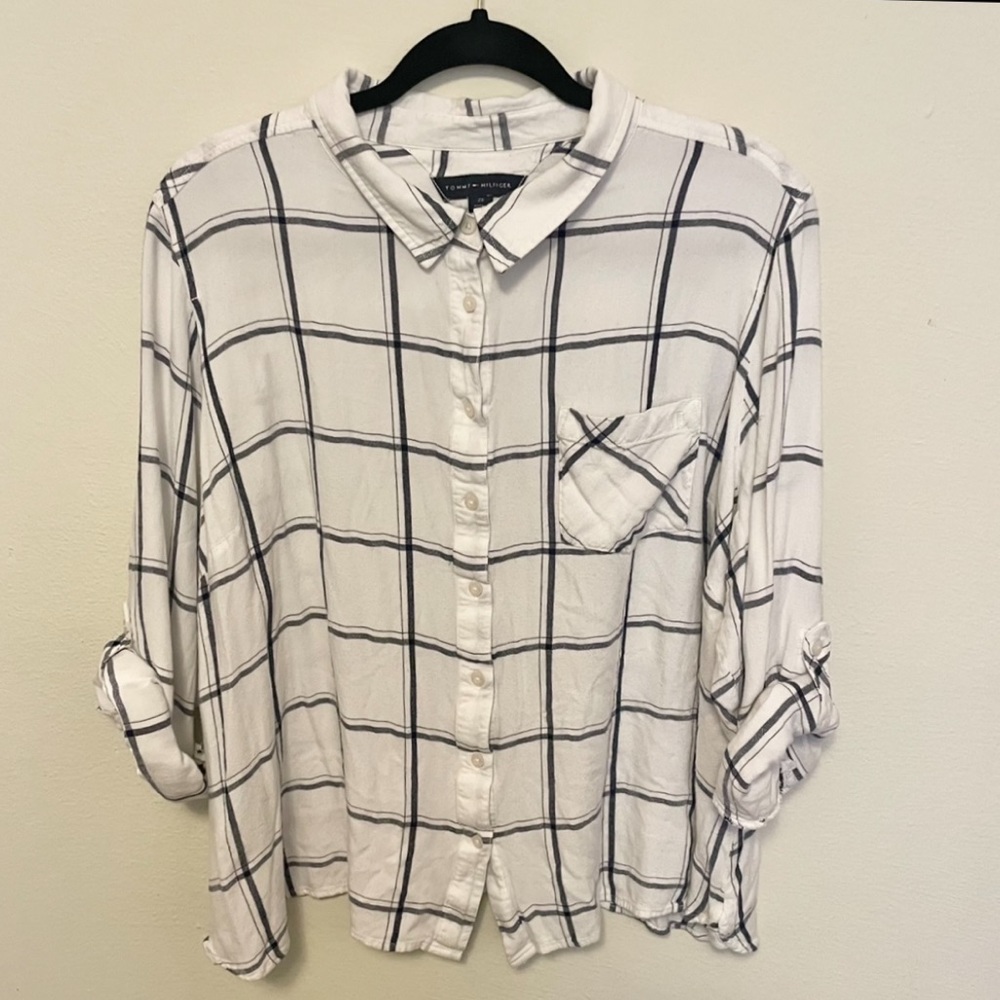 Tommy Hilfiger Plaid Flannel - Plus Size 2X